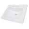 Nantucket Sinks 23 Inch Rectangular Drop-In Ceramic Vanity Sink DI-2418-R4 - alternate 3